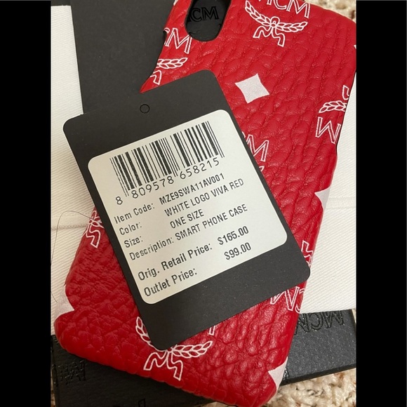 🆕❤️🤍MCM Visetos iPhone X/XS case🤍❤️🆕 - Picture 2 of 4